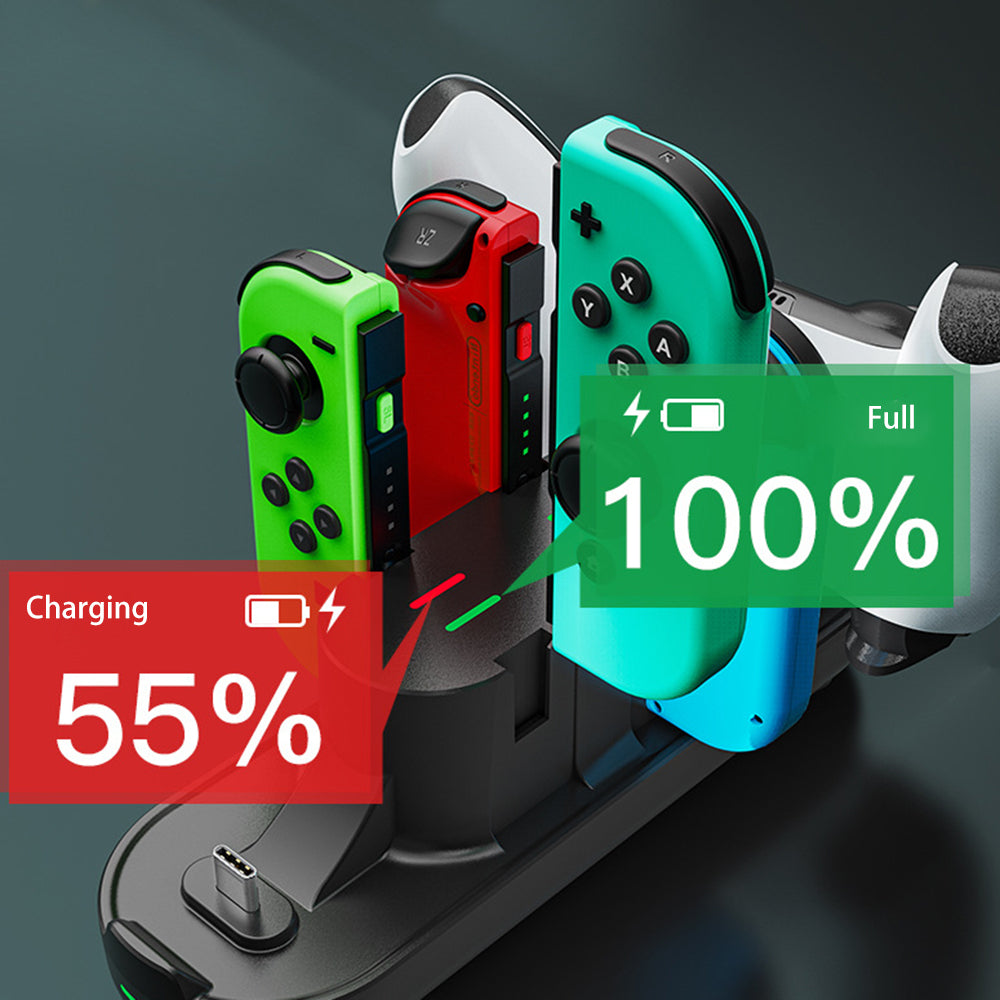 AOLION ALP5001 For Nintendo Switch OLED Game Controller Charger Stand Charging Dock Station Display Holder AOLION ALP5001 For Nintendo Switch OLED Game Controller Charger Stand Charging Dock Station Display Holder